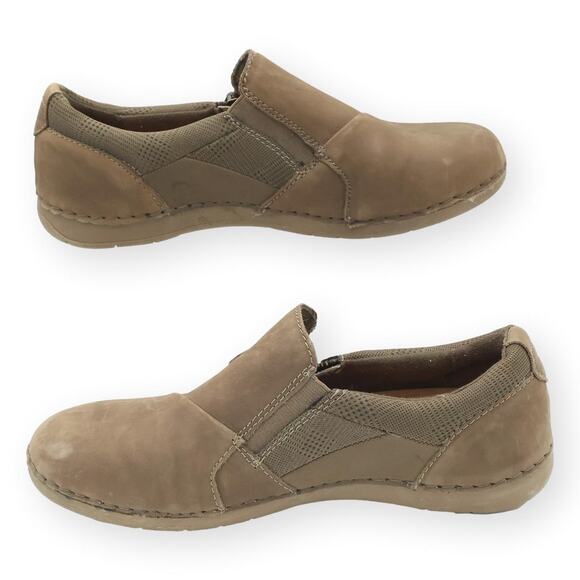 Earth Origins Brown Womens Padma Slip On Loafer 7.5 - Picture 1 of 12
